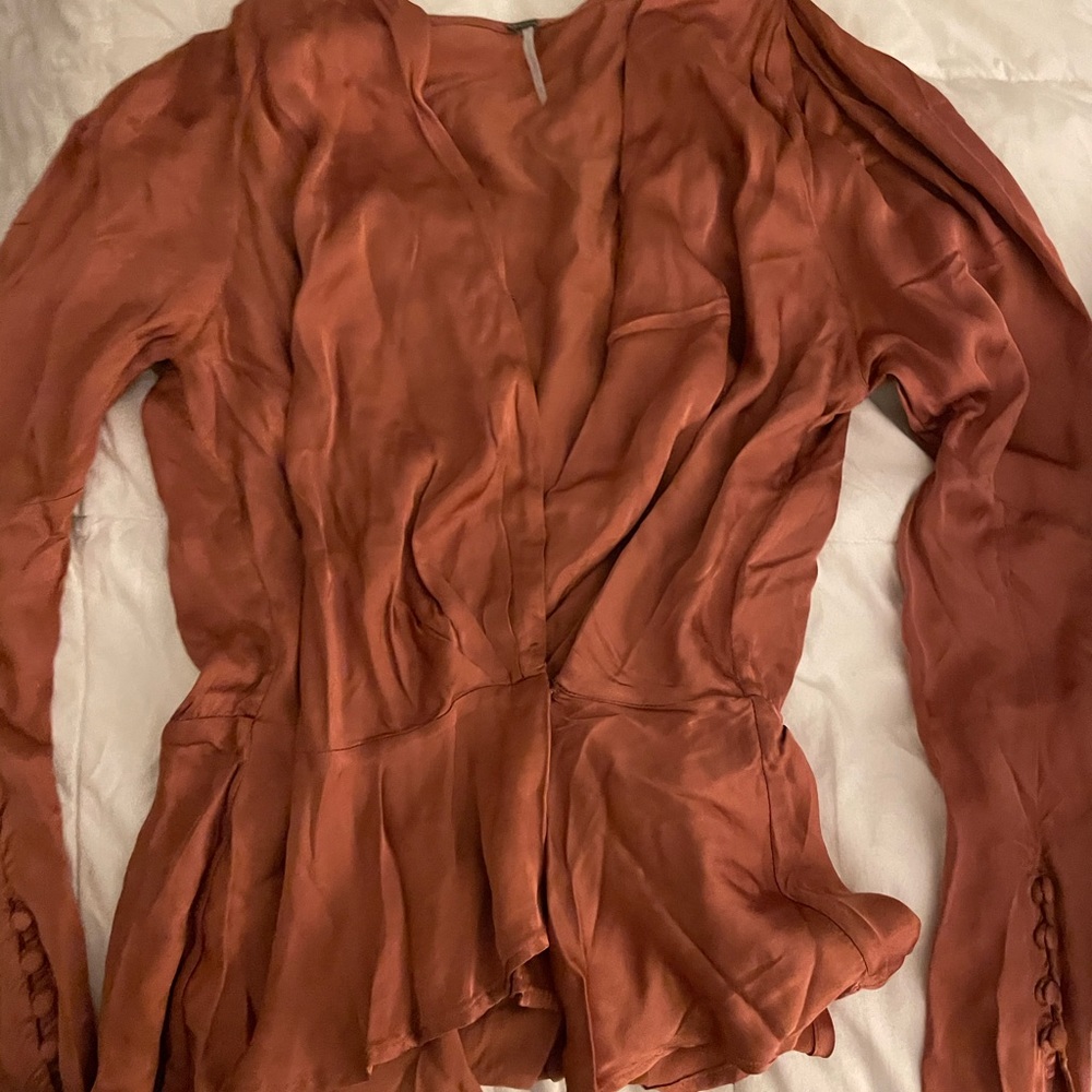 NWT Young, Fabulous, and Broke MIDI Slit skirt top set